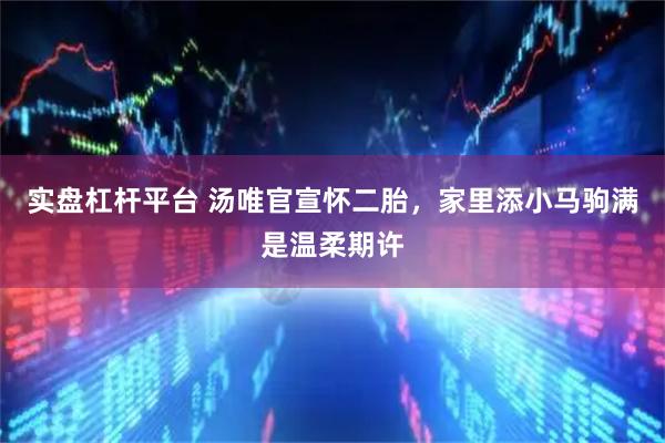 实盘杠杆平台 汤唯官宣怀二胎，家里添小马驹满是温柔期许